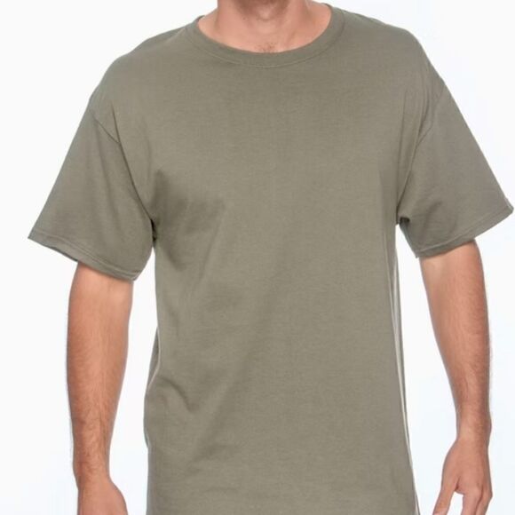 Hanes heavyweight men's short sleeve tshirt BUNDLE OF TWO - Picture 1 of 5